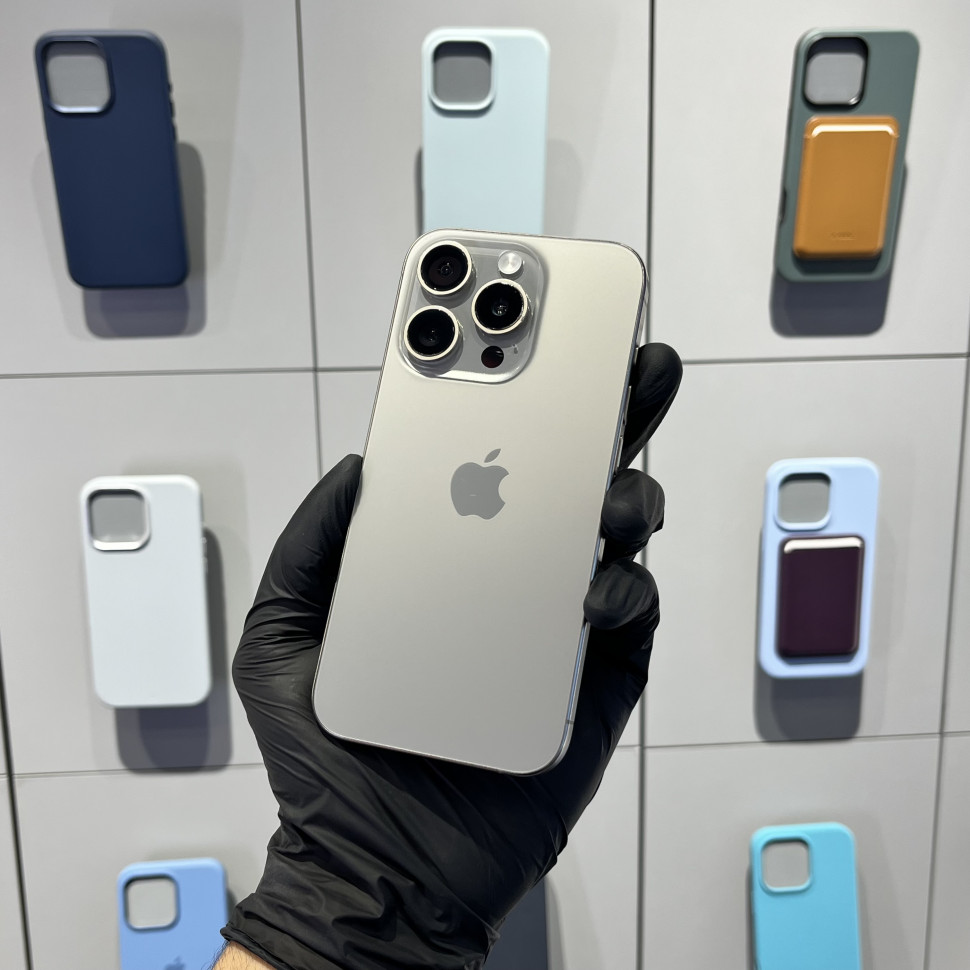 Смартфон Apple iPhone 15 Pro 512GB Natural Titanium (Б/У)