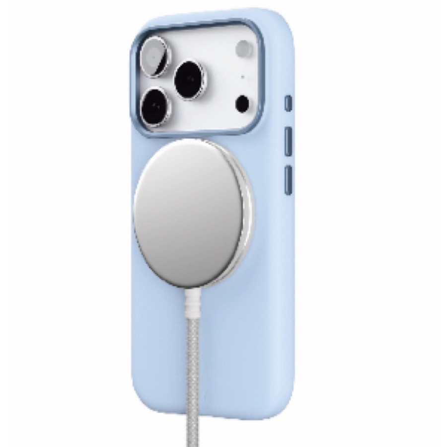 Чехол защитный VLP Aster Pro Case MagSafe для iPhone 17 Pro Голубой