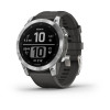 Умные часы Garmin Fenix 7 47mm Standard Edition Silver with Graphite Band (010-02540-01)