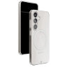 Чехол защитный VLP Flex Puro Case с MagSafe для Samsung S25 Прозрачный