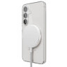 Чехол защитный VLP Flex Puro Case с MagSafe для Samsung S25 Прозрачный