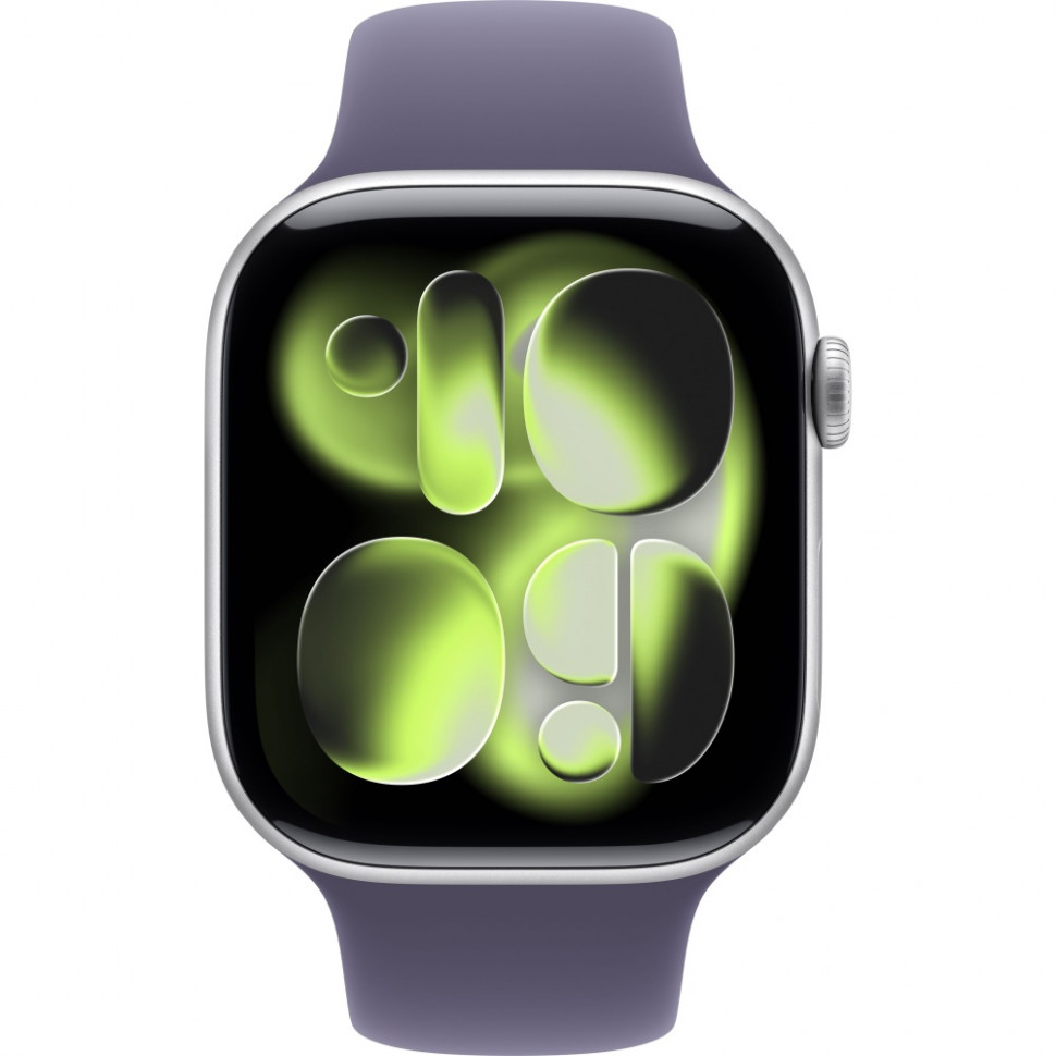 Умные часы Apple Watch Series 11 46mm Silver Aluminum Case with Purple Fog Sport Band (M/L)