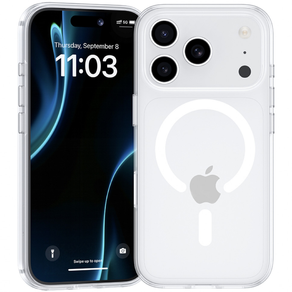 Чехол защитный Benks Crystal Magnetic для iPhone 17 Pro Max Прозрачный