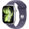 Умные часы Apple Watch Series 11 46mm Silver Aluminum Case with Purple Fog Sport Band (S/M)