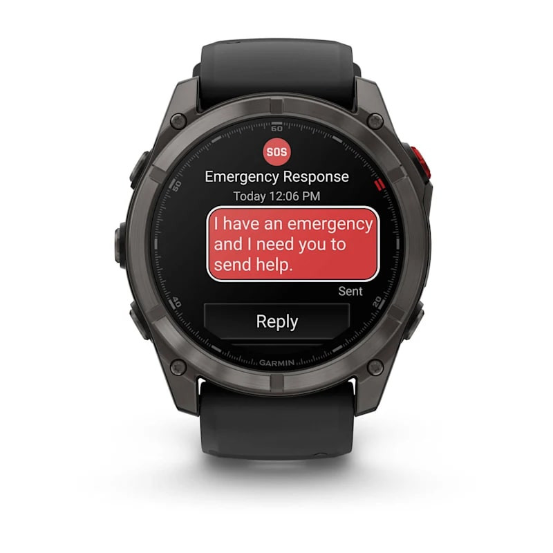 Умные часы Garmin Fenix 8 Pro 51mm AMOLED Sapphire Carbon Gray DLC Titanium with Black/Pebble Gray Silicone Band (010-03199-00)