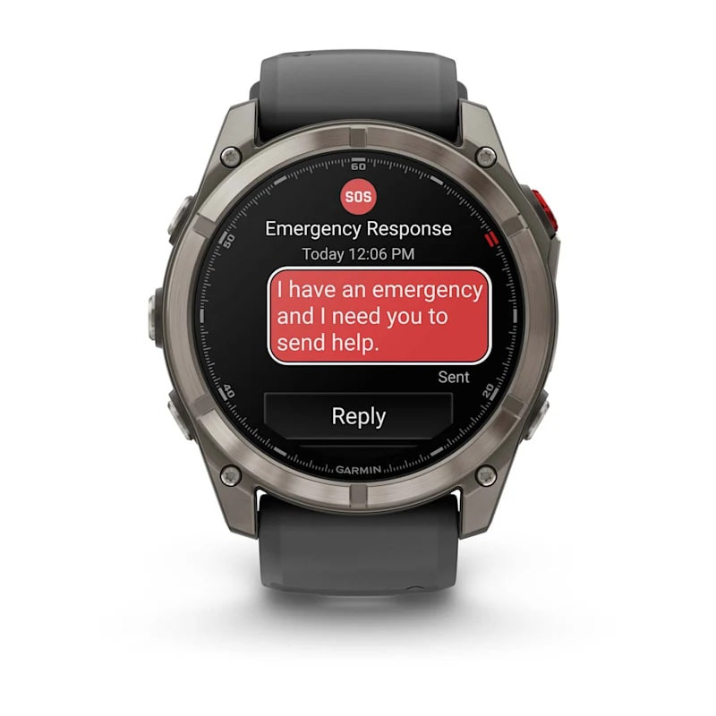 Умные часы Garmin Fenix 8 Pro 51mm AMOLED Sapphire Titanium with Graphite/Black Silicone Band (010-03199-10)