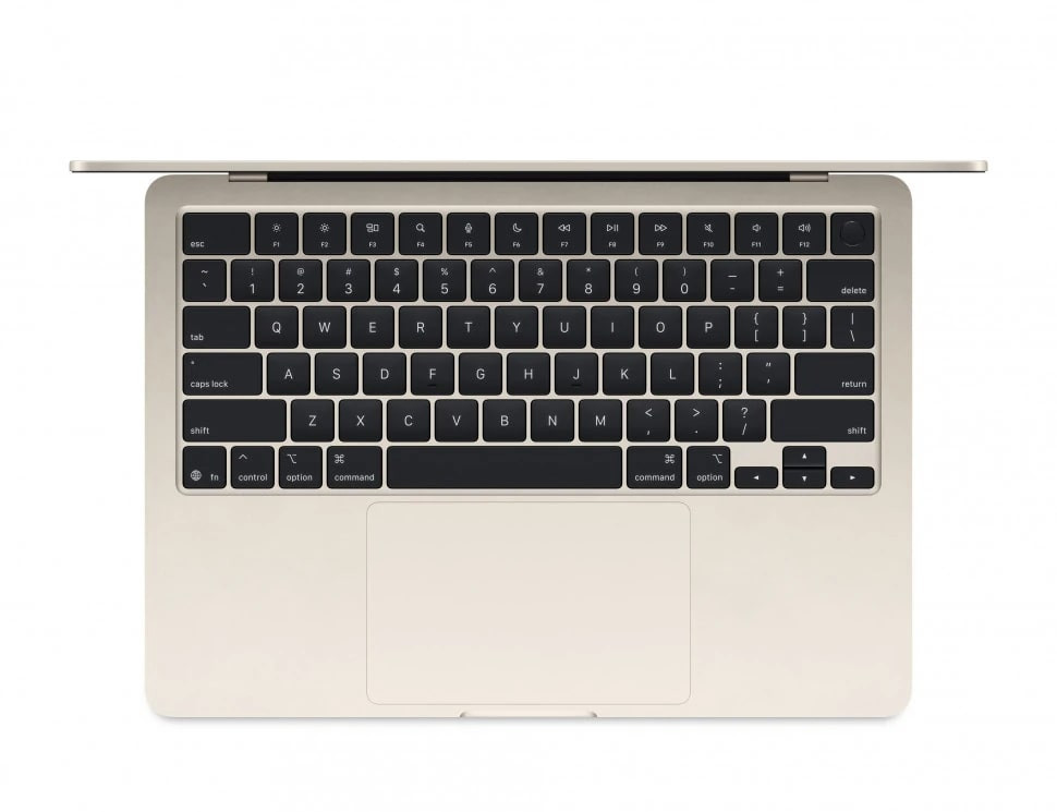 Ноутбук Apple MacBook Air 13 2025 MW0Y3 (M4 8-Core GPU, 16/256GB) Сияющая звезда (Starlight)