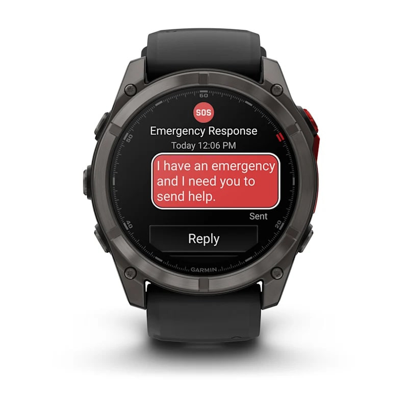 Умные часы Garmin Fenix 8 Pro 51mm MicroLED Sapphire Carbon Gray DLC Titanium with Black/Pebble Gray Silicone Band (010-03380-00)