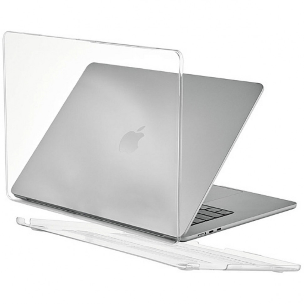 Чехол защитный uBear Vision Case для MacBook Air 13 (M2/M3/M4) Прозрачный