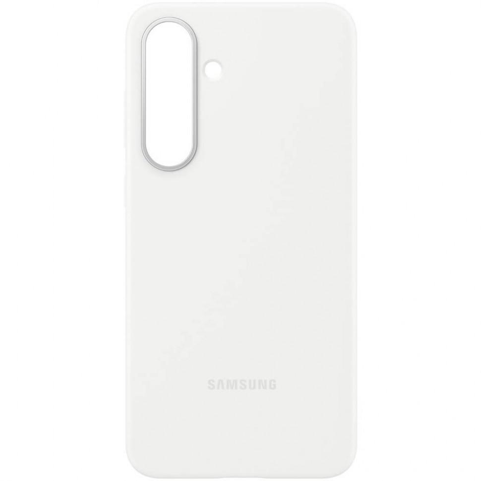 Чехол защитный Samsung Silicone Case для Samsung Galaxy S25 FE Белый
