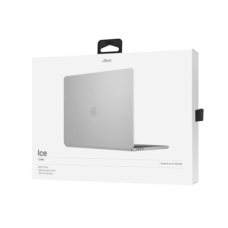 Чехол защитный uBear Ice Case для MacBook Air 15 (M2/M3/M4) Белый