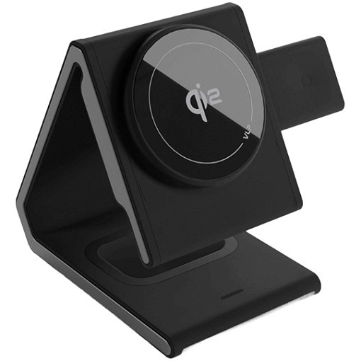 Беспроводное зарядное устройство VLP Delta Power 3 в 1 MagSafe Qi2 Черный