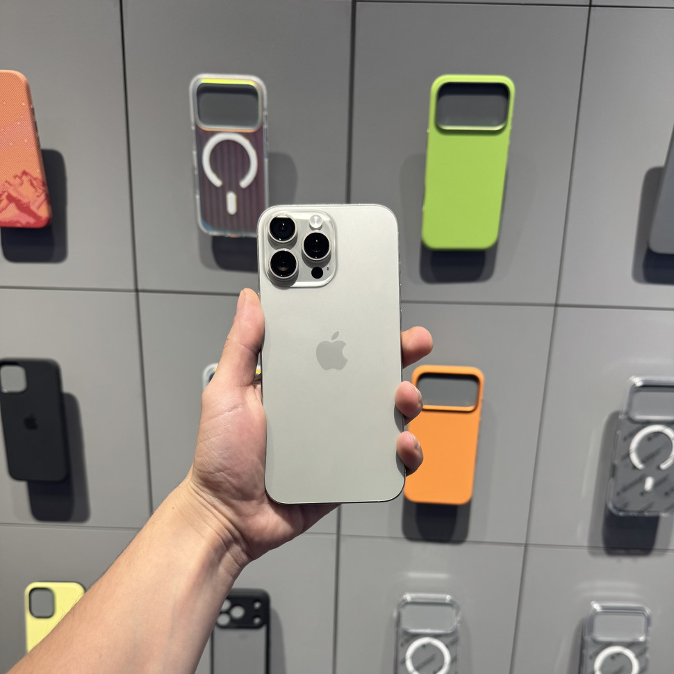 Смартфон Apple iPhone 16 Pro Max 256GB Natural Titanium (Натуральный титан) (Б/У)