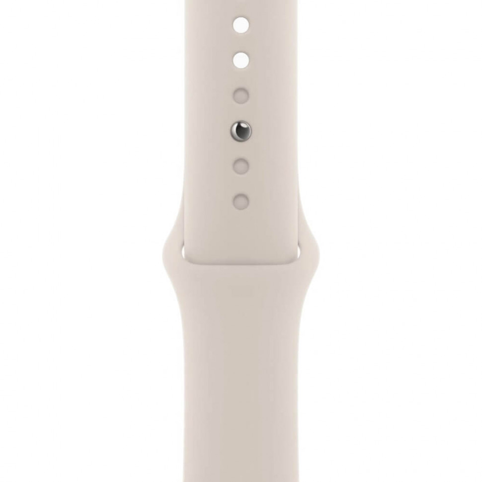 Умные часы Apple Watch Series 9 45mm Starlight Aluminum Case with Starlight Sport Band (M/L)