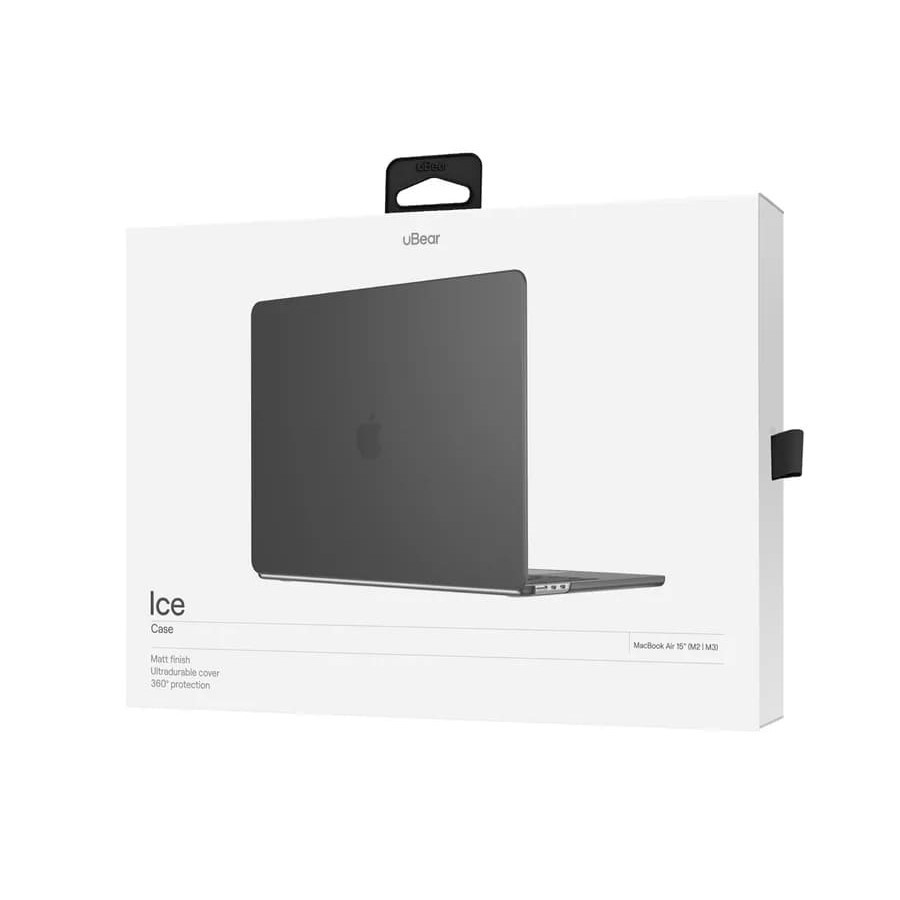 Чехол защитный uBear Ice Case для MacBook Air 15 (M2/M3/M4) Черный