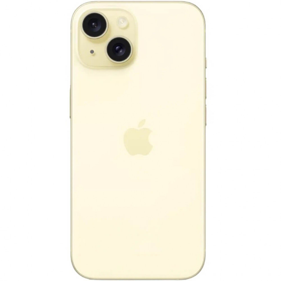 Смартфон Apple iPhone 15 128GB Желтый (Yellow) eSIM