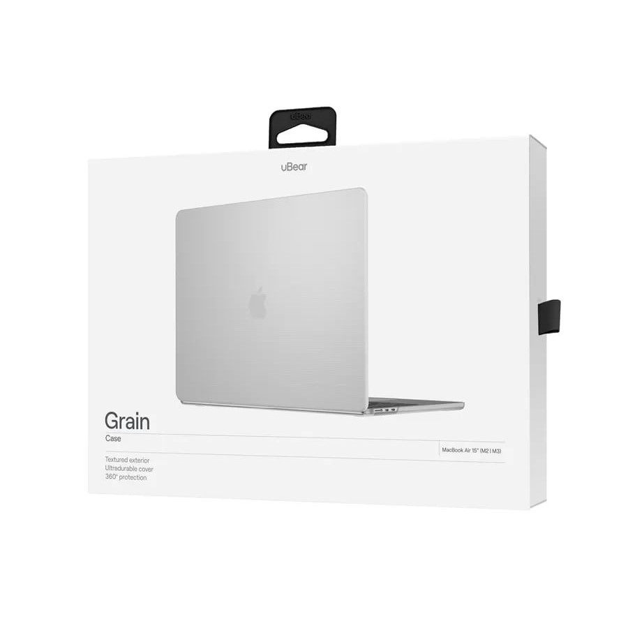 Чехол защитный uBear Grain Case для MacBook Air 15 (M2/M3/M4) Белый