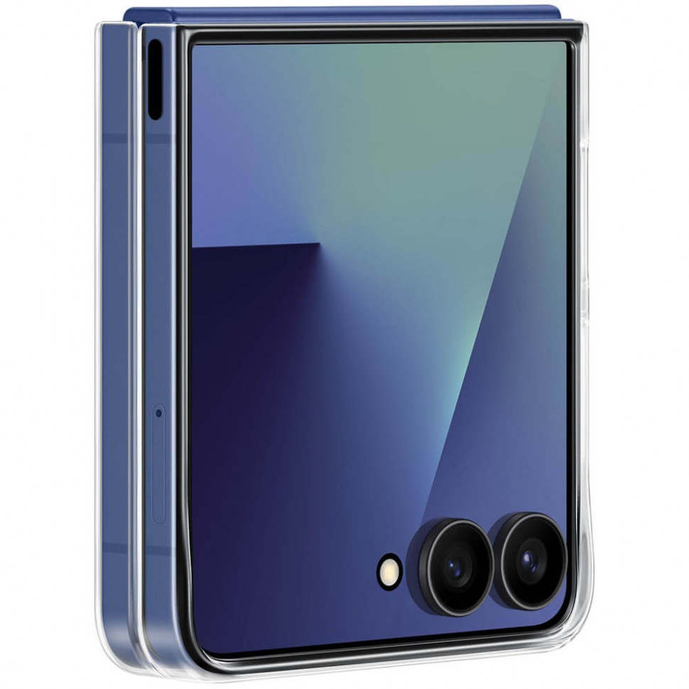 Чехол защитный Samsung Clear Case для Samsung Galaxy Z Flip 7 Прозрачный