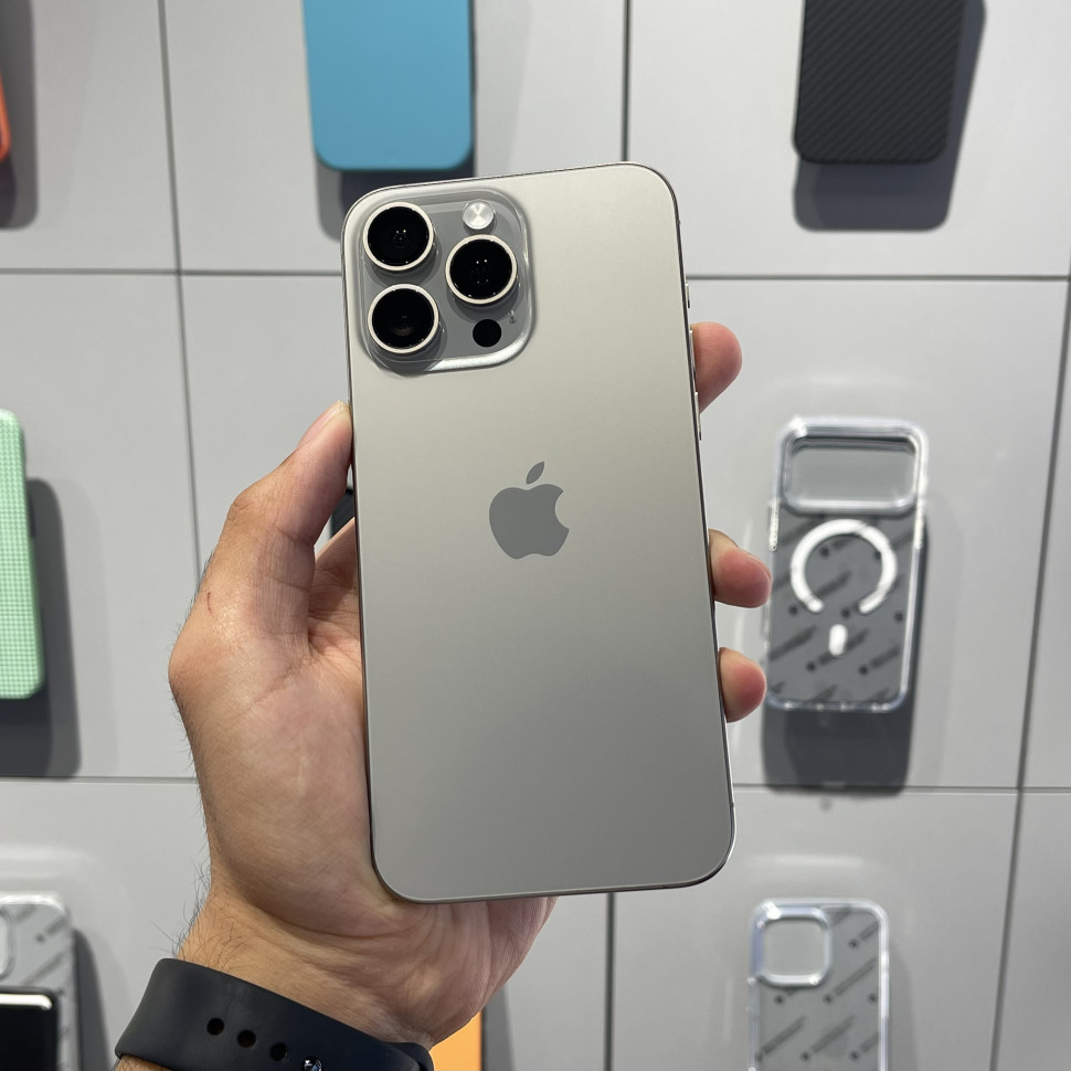 Смартфон Apple iPhone 15 Pro Max 256GB Natural Titanium (Б/У)