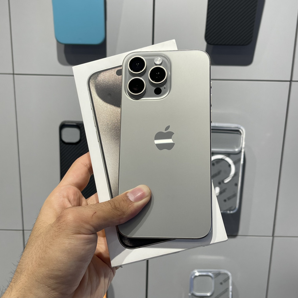 Смартфон Apple iPhone 15 Pro Max 256GB Natural Titanium (Б/У)