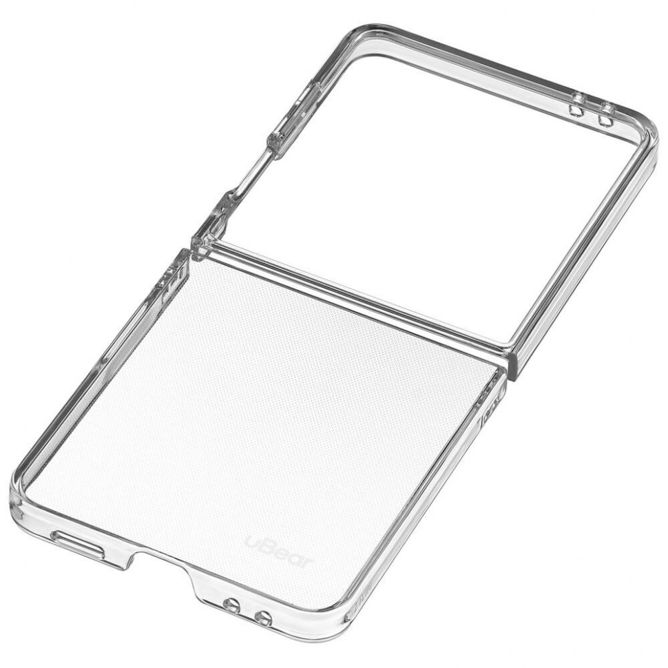 Чехол защитный uBear View Case для Samsung Galaxy Z Flip 7 Прозрачный