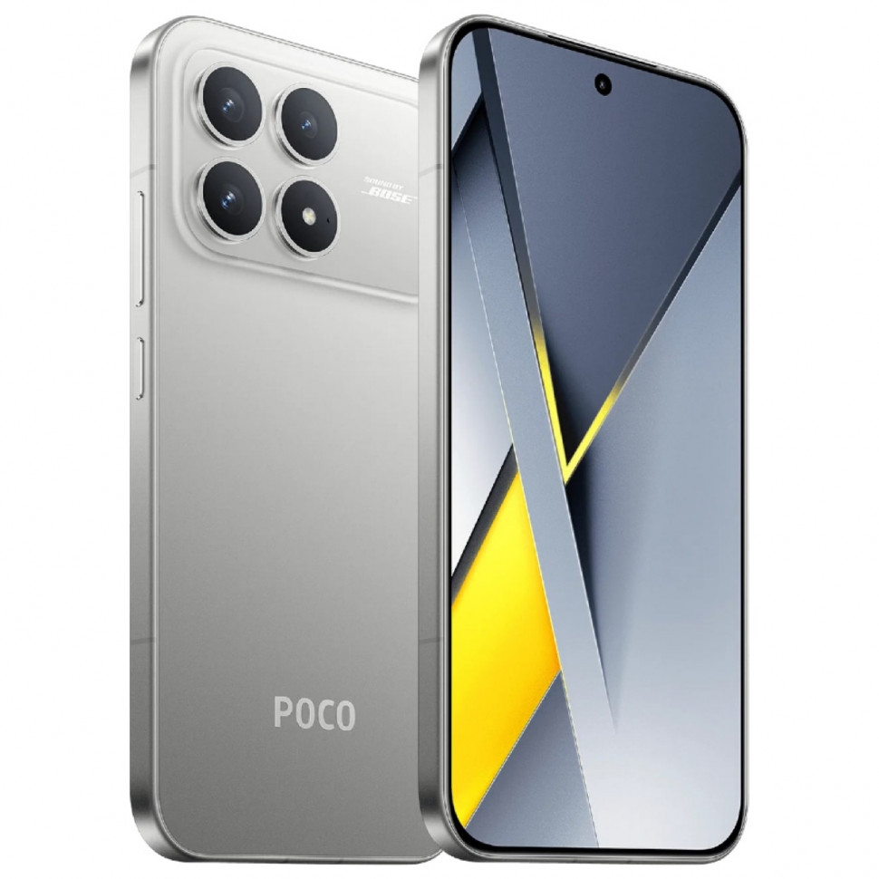 Смартфон Xiaomi POCO F8 Pro 12/256GB Серебро (Titanium Silver)