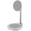 Беспроводное зарядное устройство uBear Stage 2 в 1 MagSafe Серебро