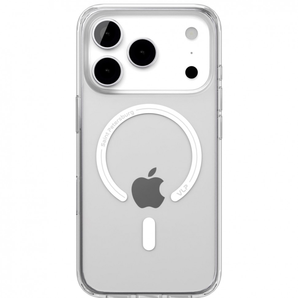 Чехол защитный VLP Diamond Case MagSafe для iPhone 17 Pro Прозрачный