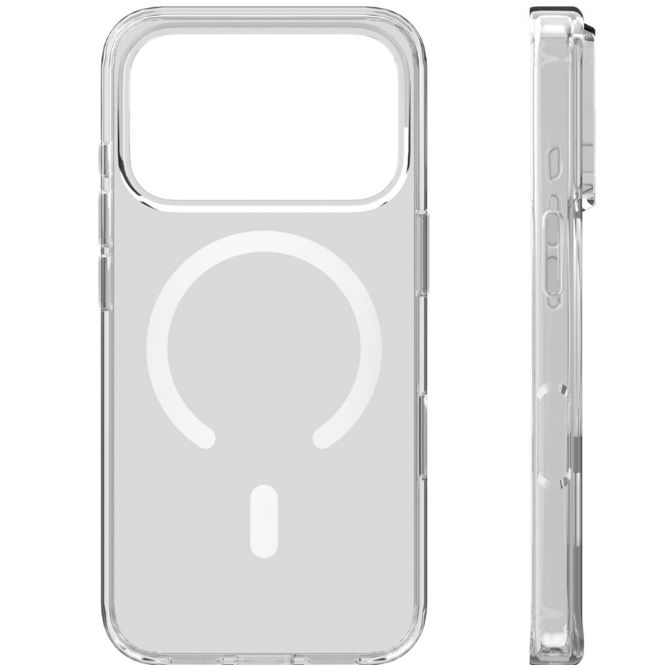 Чехол защитный VLP Diamond Case MagSafe для iPhone 17 Pro Прозрачный