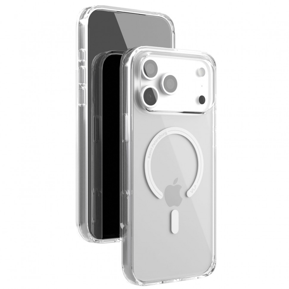 Чехол защитный VLP Diamond Case MagSafe для iPhone 17 Pro Max Прозрачный