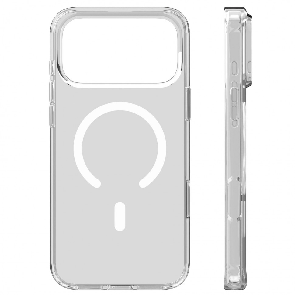 Чехол защитный VLP Diamond Case MagSafe для iPhone 17 Pro Max Прозрачный