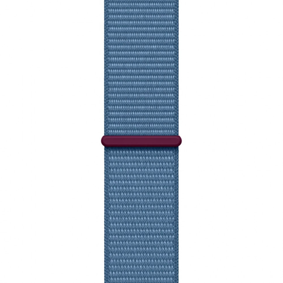 Умные часы Apple Watch Series 9 45mm Silver Aluminum Case with Blue Sport Loop