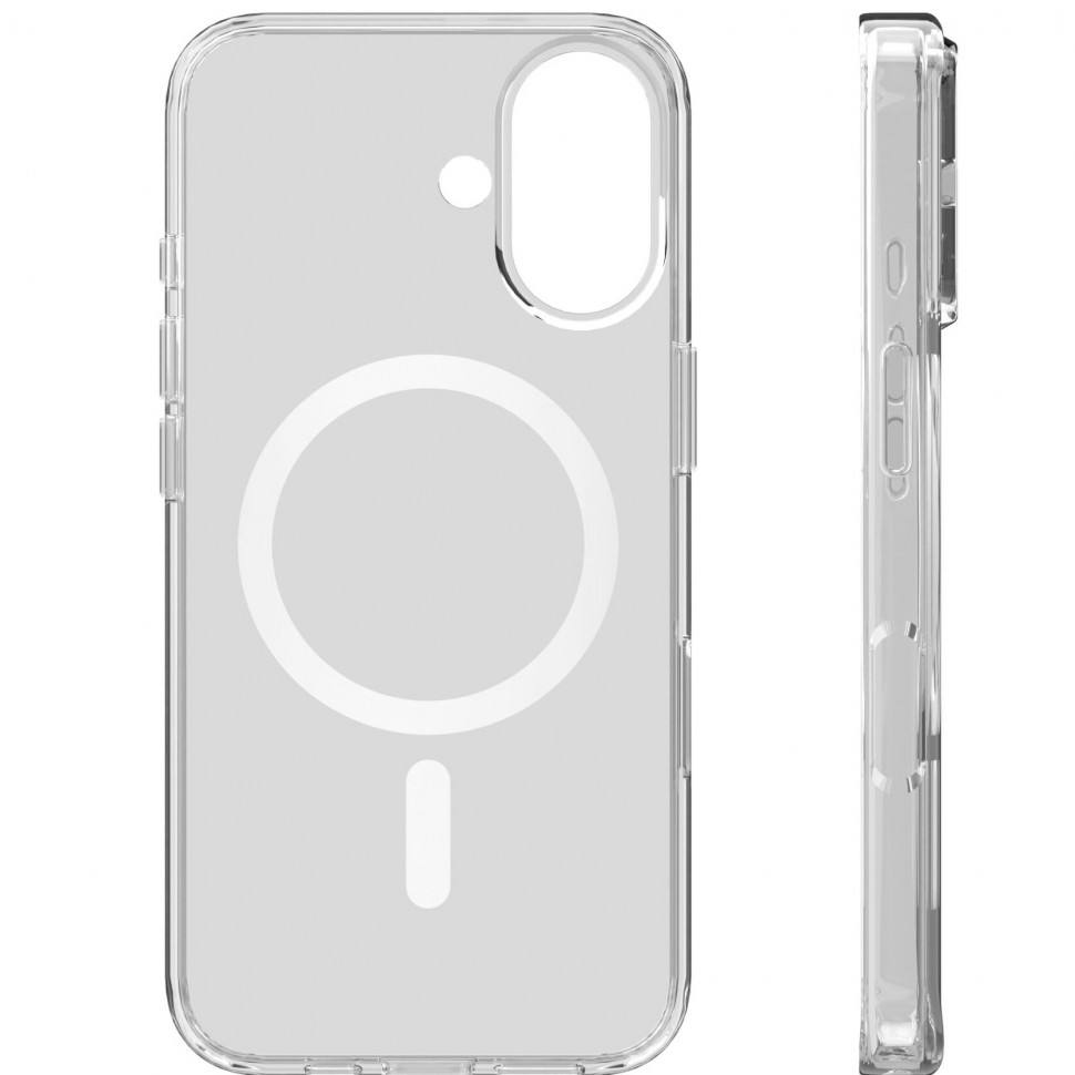 Чехол защитный VLP Diamond Case MagSafe для iPhone 17 Прозрачный