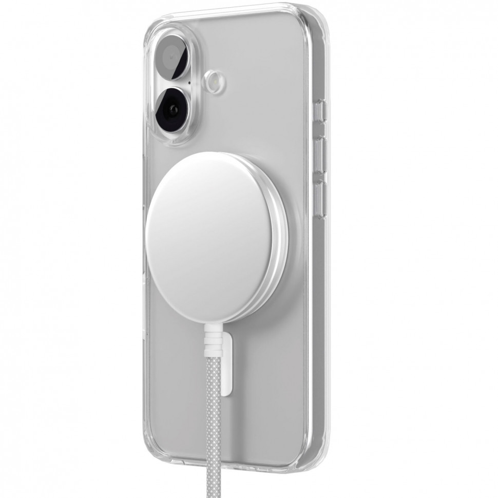 Чехол защитный VLP Diamond Case MagSafe для iPhone 17 Прозрачный