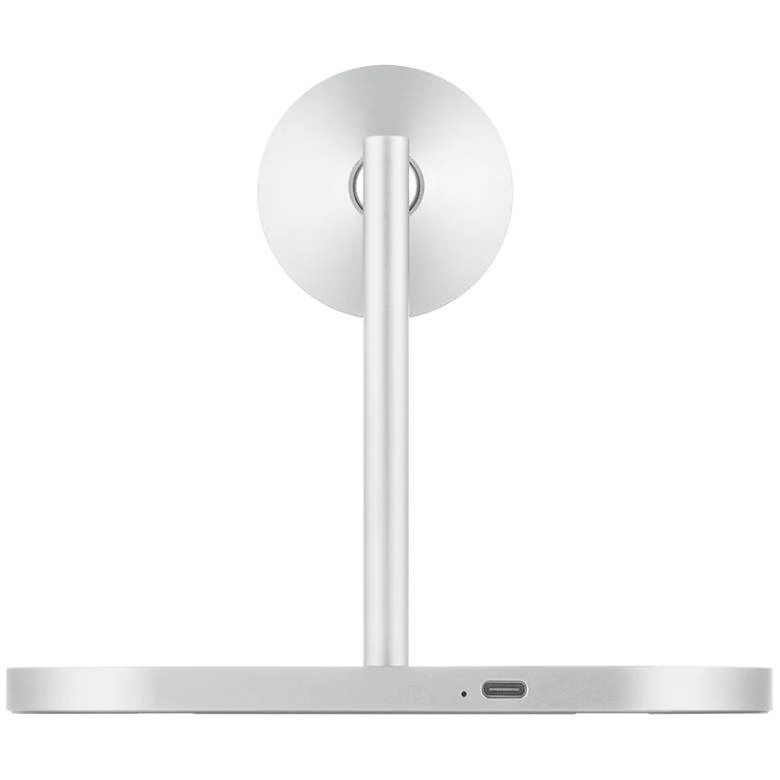 Беспроводное зарядное устройство uBear Stage Ultra 3 в 1 MagSafe Серебро