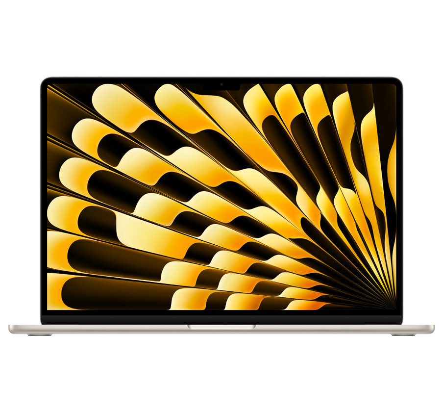 Ноутбук Apple MacBook Air 15 2025 MW1J3 (M4 10-Core GPU, 16/256GB) Сияющая звезда (Starlight)