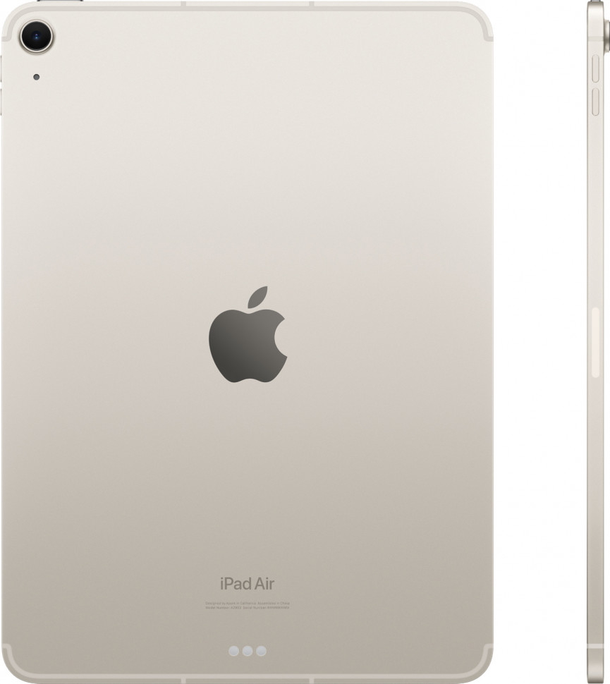 Планшет Apple iPad Air 11 (2025) 128GB Wi-Fi + Cellular Сияющая звезда (Starlight)