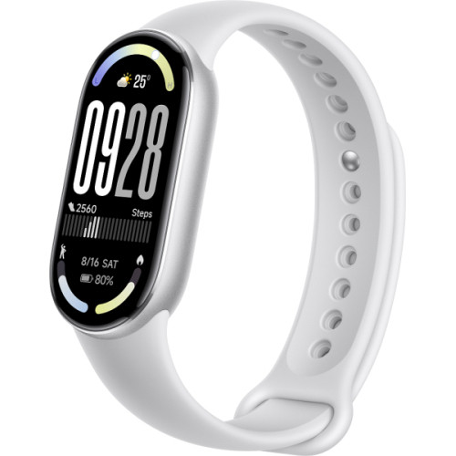 Фитнес-браслет Xiaomi Smart Band 10 Серебро (Glacier Silver)