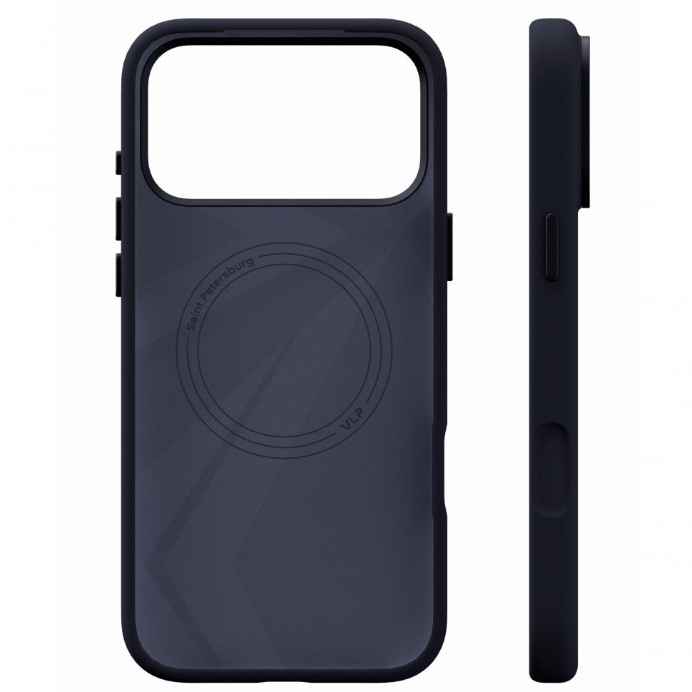 Чехол защитный VLP Aster Pro Case MagSafe для iPhone 17 Pro Max Темно-синий
