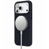 Чехол защитный VLP Aster Pro Case MagSafe для iPhone 17 Pro Max Темно-синий