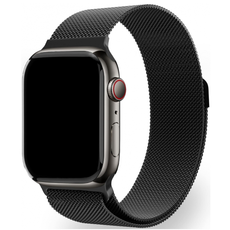 Ремешок uBear Spark для Apple Watch 44/45/46/49mm (M/L) Черный