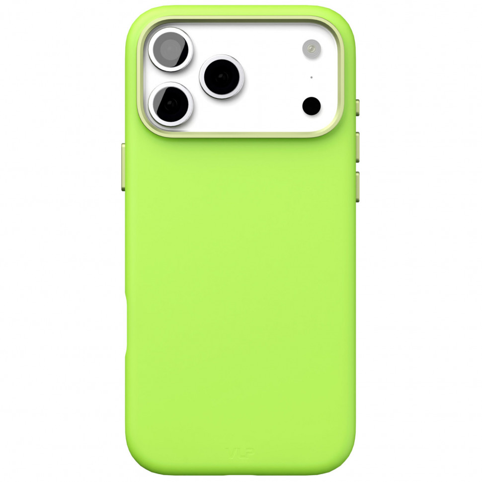Чехол защитный VLP Aster Pro Case MagSafe для iPhone 17 Pro Max Лайм