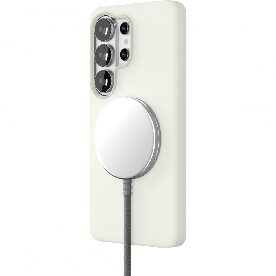 Чехол защитный VLP Aster Pro Case с MagSafe для Samsung Galaxy S26 Ultra Белый