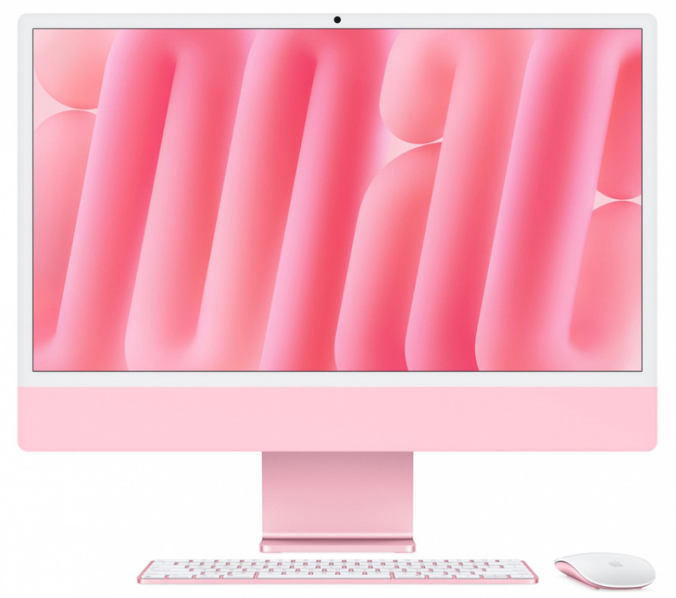 Моноблок Apple iMac 24" 2024 Retina 4.5K MWV43 (M4 10-core GPU, 16/256GB) Розовый