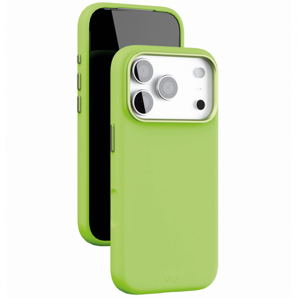 Чехол защитный VLP Aster Pro Case MagSafe для iPhone 17 Pro Лайм