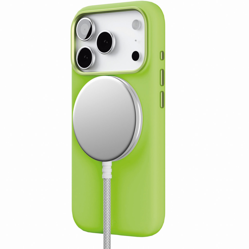Чехол защитный VLP Aster Pro Case MagSafe для iPhone 17 Pro Лайм