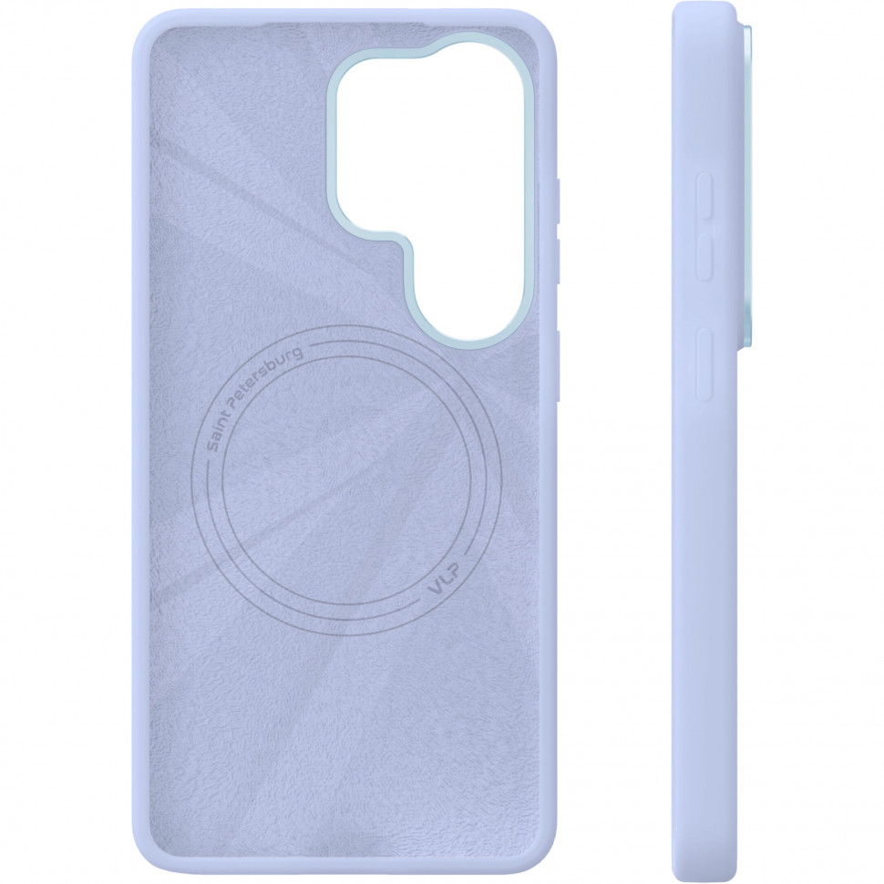 Чехол защитный VLP Aster Pro Case с MagSafe для Samsung Galaxy S26 Ultra Голубой