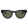 Умные очки Ray-Ban Headliner Shiny Black/Polarized G-15 Green (RW4009)