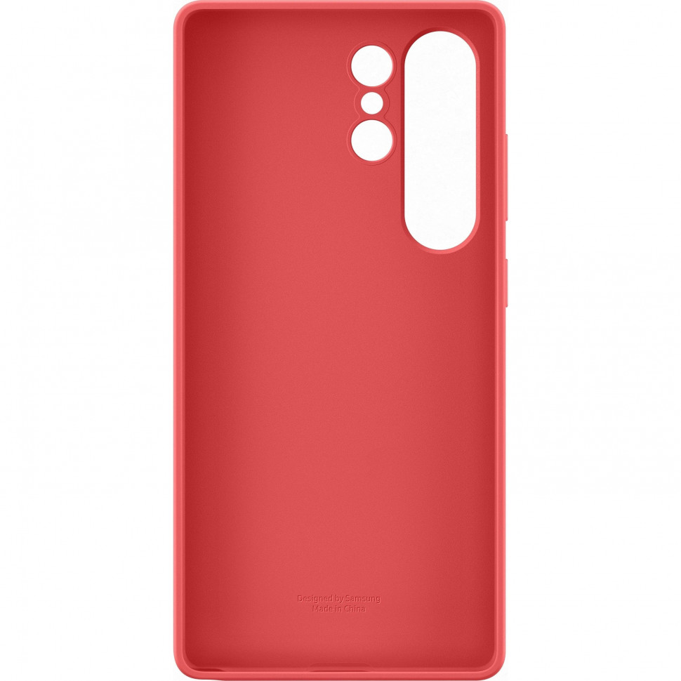 Чехол защитный Samsung Silicone Case для Samsung Galaxy S25 Ultra Красный