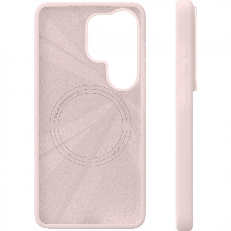 Чехол защитный VLP Aster Pro Case с MagSafe для Samsung Galaxy S26 Ultra Розовый